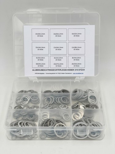 210pcs alu dichtringe - 210pcs,