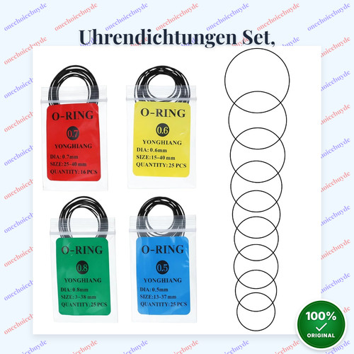 Uhrendichtungen set 0 - uhrendichtungen, 0,5-0,8mm
