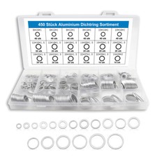 450 Stück Dichtringe ALU